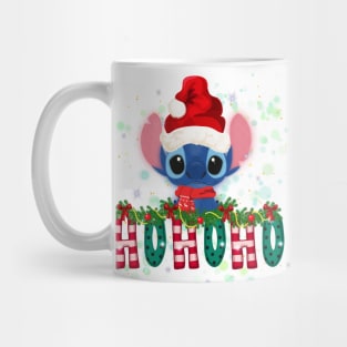 Ho ho ho Christmas stitch, holiday, Merry Christmas Mug